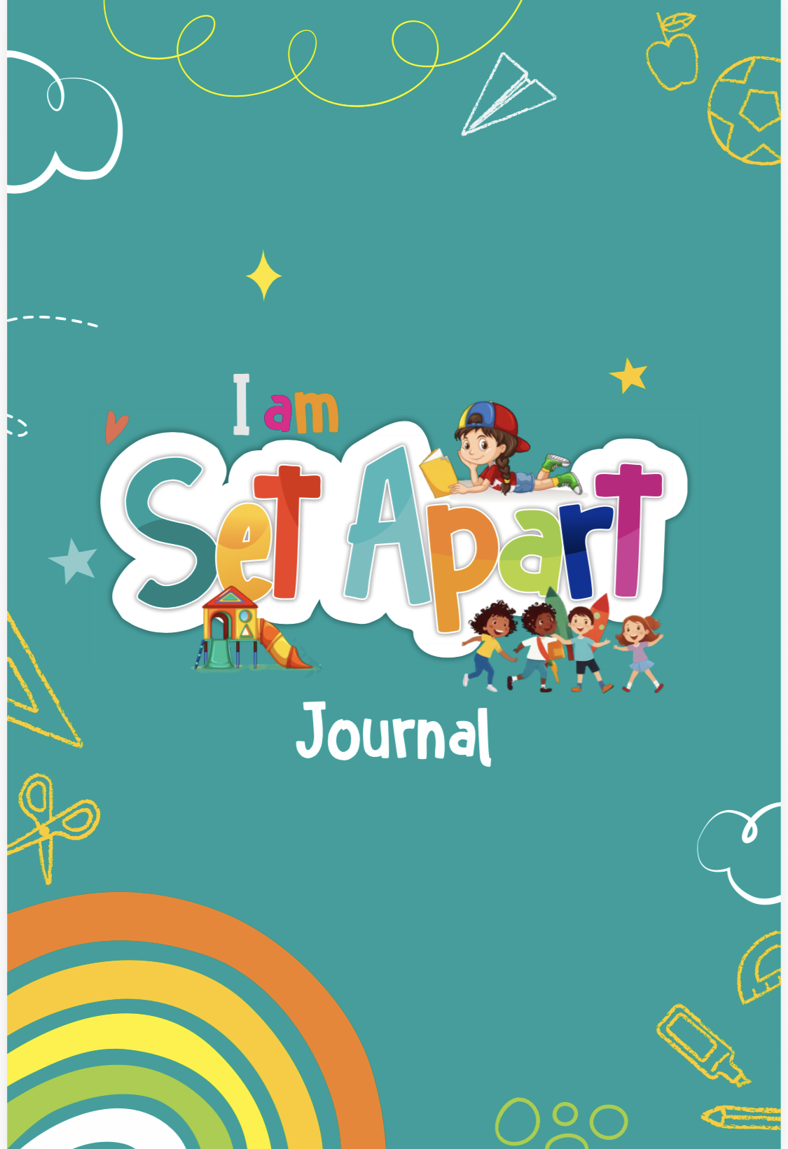 Turquoise I Am Set Apart Journal for ages 4 to 8